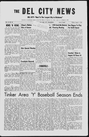 Primary view of object titled 'The Del City News (Oklahoma City, Okla.), Vol. 10, No. 40, Ed. 1 Friday, August 1, 1958'.