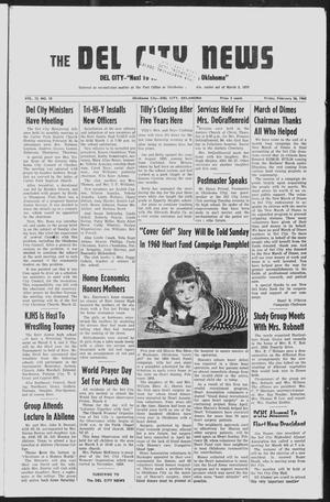 Primary view of object titled 'The Del City News (Oklahoma City, Okla.), Vol. 12, No. 18, Ed. 1 Friday, February 26, 1960'.