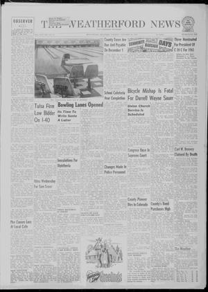 The Weatherford News (Weatherford, Okla.), Vol. 61, No. 47, Ed. 1 Thursday, November 24, 1960