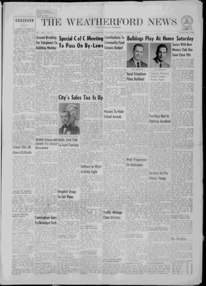 The Weatherford News (Weatherford, Okla.), Vol. 60, No. 45, Ed. 1 Thursday, November 5, 1959