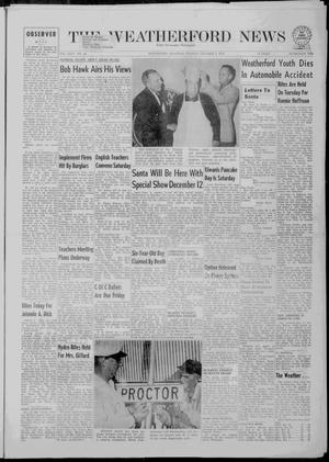 Primary view of object titled 'The Weatherford News (Weatherford, Okla.), Vol. 60, No. 49, Ed. 1 Thursday, December 3, 1959'.