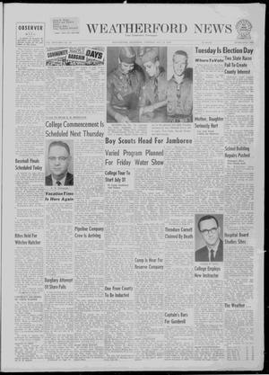 The Weatherford News (Weatherford, Okla.), Vol. 61, No. 29, Ed. 1 Thursday, July 21, 1960
