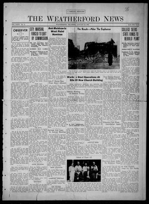 The Weatherford News (Weatherford, Okla.), Vol. 40, No. 3, Ed. 1 Thursday, January 19, 1939