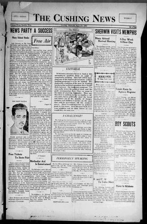 The Cushing News (Cushing, Okla.), Vol. 3, No. 2, Ed. 1 Friday, August 28, 1931