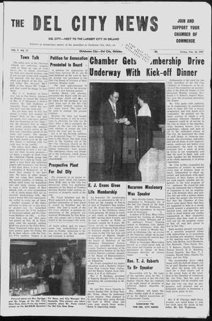Primary view of object titled 'The Del City News (Oklahoma City, Okla.), Vol. 9, No. 17, Ed. 1 Friday, February 22, 1957'.