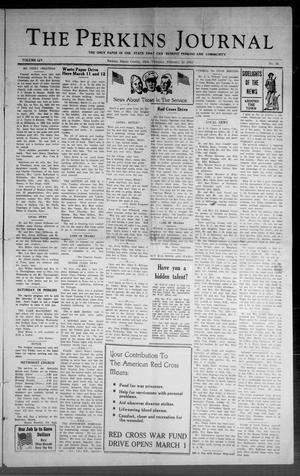 The Perkins Journal (Perkins, Okla.), Vol. 54, No. 22, Ed. 1 Thursday, February 24, 1944