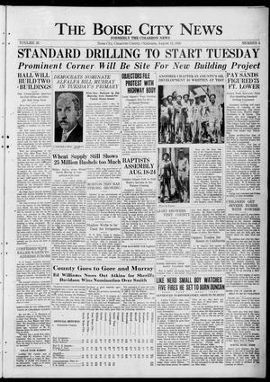 The Boise City News (Boise City, Okla.), Vol. 33, No. 4, Ed. 1 Friday, August 15, 1930