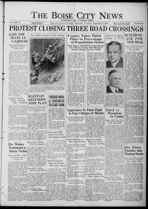 The Boise City News (Boise City, Okla.), Vol. 33, No. 19, Ed. 1 Thursday, November 27, 1930