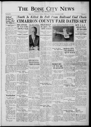 The Boise City News (Boise City, Okla.), Vol. 34, No. 7, Ed. 1 Thursday, September 3, 1931