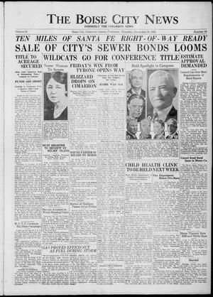 The Boise City News (Boise City, Okla.), Vol. 34, No. 19, Ed. 1 Thursday, November 26, 1931