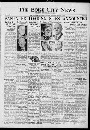The Boise City News (Boise City, Okla.), Vol. 34, No. 20, Ed. 1 Thursday, December 3, 1931
