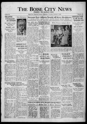 The Boise City News (Boise City, Okla.), Vol. 34, No. 25, Ed. 1 Thursday, January 7, 1932