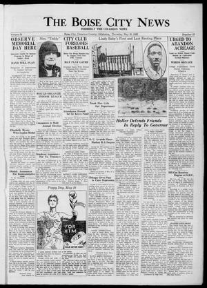 The Boise City News (Boise City, Okla.), Vol. 34, No. 45, Ed. 1 Thursday, May 26, 1932