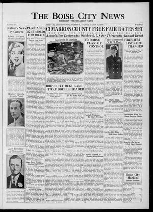 The Boise City News (Boise City, Okla.), Vol. 35, No. 5, Ed. 1 Thursday, August 18, 1932