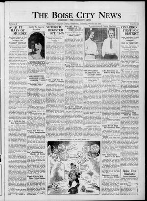 The Boise City News (Boise City, Okla.), Vol. 35, No. 14, Ed. 1 Thursday, October 20, 1932
