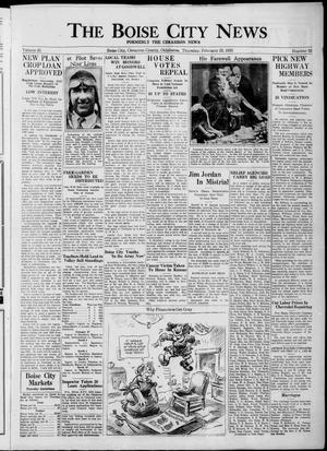 The Boise City News (Boise City, Okla.), Vol. 35, No. 32, Ed. 1 Thursday, February 23, 1933