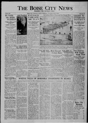 The Boise City News (Boise City, Okla.), Vol. 35, No. 51, Ed. 1 Thursday, July 6, 1933