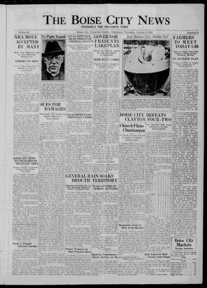 The Boise City News (Boise City, Okla.), Vol. 36, No. 3, Ed. 1 Thursday, August 3, 1933
