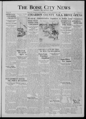 The Boise City News (Boise City, Okla.), Vol. 36, No. 8, Ed. 1 Thursday, September 7, 1933