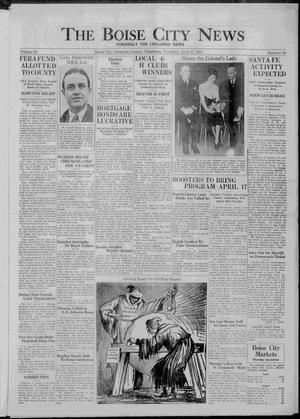 The Boise City News (Boise City, Okla.), Vol. 36, No. 39, Ed. 1 Thursday, April 12, 1934