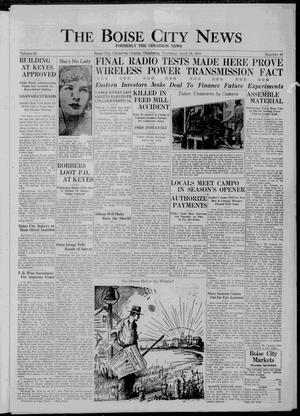 The Boise City News (Boise City, Okla.), Vol. 36, No. 40, Ed. 1 Thursday, April 19, 1934