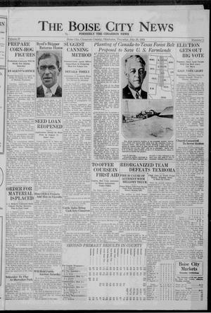 The Boise City News (Boise City, Okla.), Vol. 37, No. 2, Ed. 1 Thursday, July 26, 1934