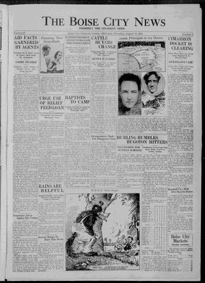 The Boise City News (Boise City, Okla.), Vol. 37, No. 5, Ed. 1 Thursday, August 16, 1934