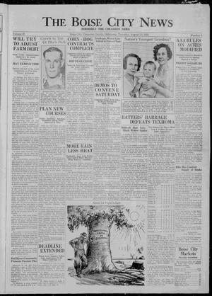 The Boise City News (Boise City, Okla.), Vol. 37, No. 6, Ed. 1 Thursday, August 23, 1934