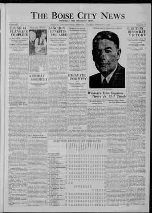 Primary view of object titled 'The Boise City News (Boise City, Okla.), Vol. 37, No. 17, Ed. 1 Thursday, November 8, 1934'.