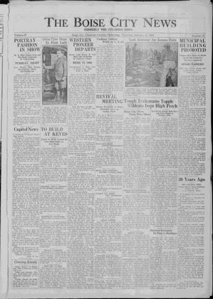Primary view of object titled 'The Boise City News (Boise City, Okla.), Vol. 37, No. 27, Ed. 1 Thursday, January 17, 1935'.