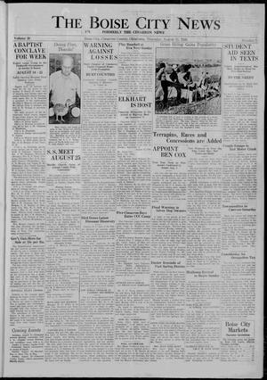 The Boise City News (Boise City, Okla.), Vol. 38, No. 5, Ed. 1 Thursday, August 15, 1935