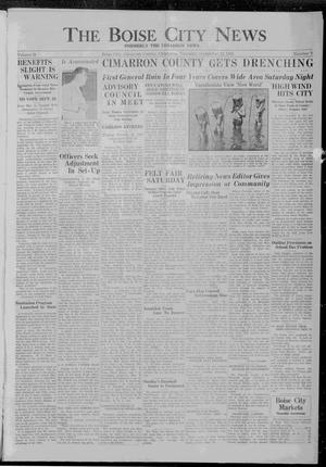 Primary view of object titled 'The Boise City News (Boise City, Okla.), Vol. 38, No. 9, Ed. 1 Thursday, September 12, 1935'.