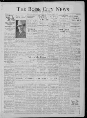 The Boise City News (Boise City, Okla.), Vol. 39, No. 2, Ed. 1 Thursday, July 23, 1936