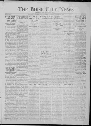 The Boise City News (Boise City, Okla.), Vol. 39, No. 9, Ed. 1 Thursday, September 10, 1936