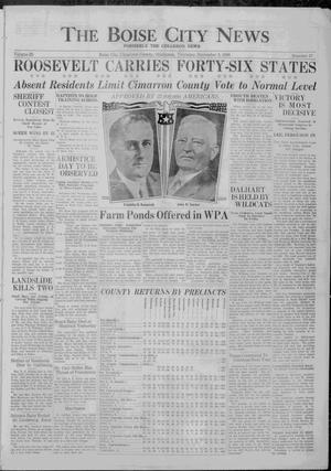 The Boise City News (Boise City, Okla.), Vol. 39, No. 17, Ed. 1 Thursday, November 5, 1936
