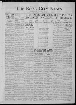 The Boise City News (Boise City, Okla.), Vol. 39, No. 20, Ed. 1 Thursday, November 26, 1936