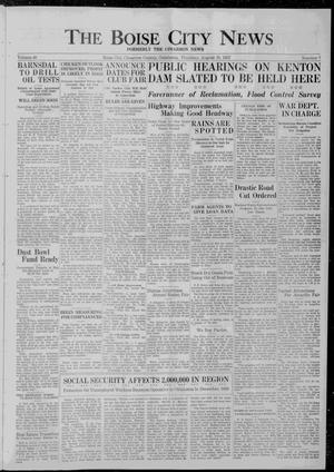 The Boise City News (Boise City, Okla.), Vol. 40, No. 7, Ed. 1 Thursday, August 26, 1937