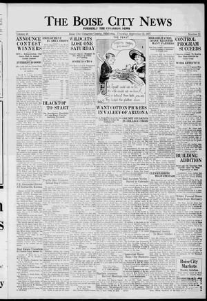 The Boise City News (Boise City, Okla.), Vol. 40, No. 11, Ed. 1 Thursday, September 23, 1937