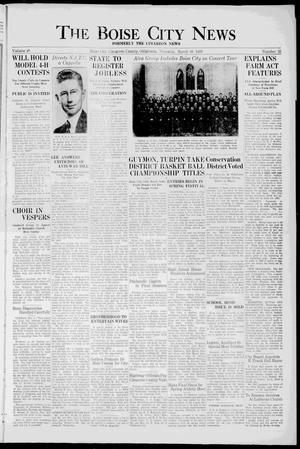 The Boise City News (Boise City, Okla.), Vol. 40, No. 35, Ed. 1 Thursday, March 10, 1938