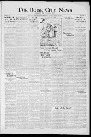 The Boise City News (Boise City, Okla.), Vol. 40, No. 37, Ed. 1 Thursday, March 24, 1938