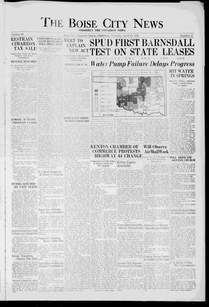 The Boise City News (Boise City, Okla.), Vol. 40, No. 41, Ed. 1 Thursday, April 21, 1938