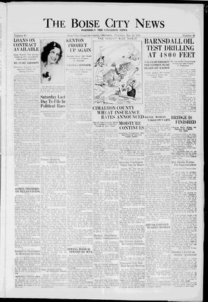 The Boise City News (Boise City, Okla.), Vol. 40, No. 46, Ed. 1 Thursday, May 26, 1938
