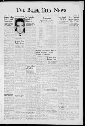 The Boise City News (Boise City, Okla.), Vol. 41, No. 10, Ed. 1 Thursday, September 15, 1938