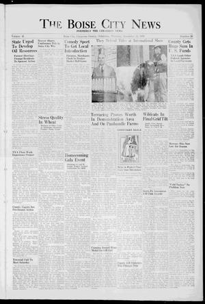 The Boise City News (Boise City, Okla.), Vol. 41, No. 20, Ed. 1 Thursday, November 24, 1938