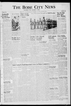 The Boise City News (Boise City, Okla.), Vol. 41, No. 40, Ed. 1 Thursday, April 13, 1939