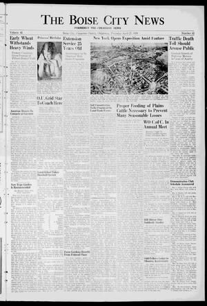 The Boise City News (Boise City, Okla.), Vol. 41, No. 42, Ed. 1 Thursday, April 27, 1939