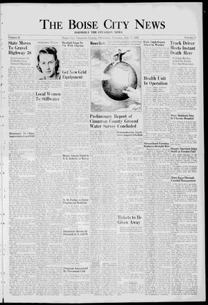 The Boise City News (Boise City, Okla.), Vol. 42, No. 3, Ed. 1 Thursday, July 27, 1939