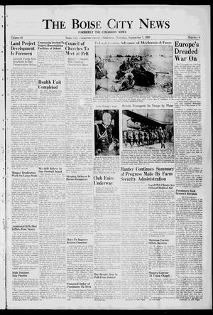The Boise City News (Boise City, Okla.), Vol. 42, No. 9, Ed. 1 Thursday, September 7, 1939