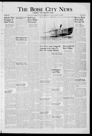The Boise City News (Boise City, Okla.), Vol. 42, No. 16, Ed. 1 Thursday, October 26, 1939