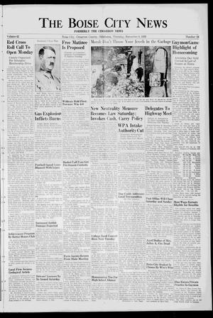 The Boise City News (Boise City, Okla.), Vol. 42, No. 18, Ed. 1 Thursday, November 9, 1939